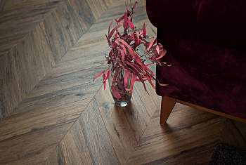 Кварцвиниловая плитка VINILAM PARQUET CHEVRON I107516 Шеврон Лувр